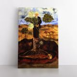 Frida Kahlo Portrait de Luther Burbank Canvas Wall Art - Image 2