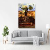 Frida Kahlo Portrait de Luther Burbank Canvas Wall Art - Image 3