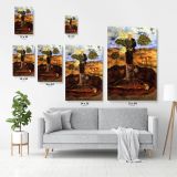 Frida Kahlo Portrait de Luther Burbank Canvas Wall Art - Image 4