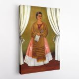 Frida Self-portrait wall art on Canvas, Wall Art, Canvas, Art Canvas Wall Art
