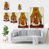 Frida Self-portrait wall art on Canvas, Wall Art, Canvas, Art Canvas Wall Art - Image 4