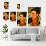 Frida Kahlo Self-portrait with the Monkey Canvas Wall Art - Image 4