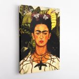 Self-Portrait with the Collar of Spines Canvas Wall Art