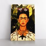 Self-Portrait with the Collar of Spines Canvas Wall Art - Image 2