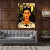 Self-Portrait with the Collar of Spines Canvas Wall Art - Image 5