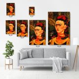 Self-portrait with the monkey Canvas Wall Art - Image 4