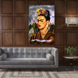 Frida Self-portrait Canvas Wall Art - Image 5