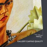Frida Self-portrait with the Plait Canvas Wall Art - Image 7