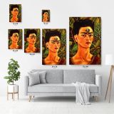 Frida Kahlo While Thinking of Death Canvas Wall Art - Image 4