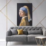 Girl with a Pearl Earring Canvas Johannes Canvas Wall Art - Image 6
