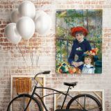 Sisters Oil Canvas Pierre Auguste Renoir Art Institute Canvas Wall Art - Image 8
