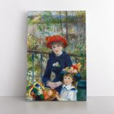 Sisters Oil Canvas Pierre Auguste Renoir Art Institute Canvas Wall Art - Image 2