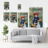Sisters Oil Canvas Pierre Auguste Renoir Art Institute Canvas Wall Art - Image 4