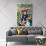 Sisters Oil Canvas Pierre Auguste Renoir Art Institute Canvas Wall Art - Image 6