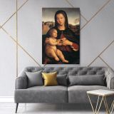 Raphael Raffaello Sanzio da Urbino Madonna and Child Canvas Wall Art - Image 6