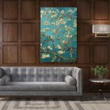 Vincent Van Gogh Painting Almond Blossom Abstract Canvas Wall Art