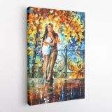 Autumn Hug Famous Oil Painting by Leonid Afremov Canvas Wall Art - Image 5
