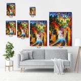 Famous Palette Knife Art Oil Painting by Leonid Afremov Canvas Wall Art - Image 7
