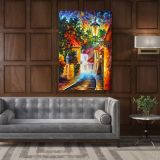 Famous Palette Knife Art Oil Painting by Leonid Afremov Canvas Wall Art