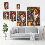 Famous Palette Knife Art Oil Painting by Leonid Afremov Canvas Wall Art - Image 7