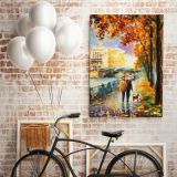 Palette Knife Art Oil Painting by Leonid Afremov Canvas Wall Art - Image 3