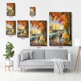 Palette Knife Art Oil Painting by Leonid Afremov Canvas Wall Art - Image 7