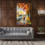Palette Knife Art Oil Painting by Leonid Afremov Canvas Wall Art