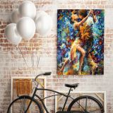 Internal Struggle of Lust Palette Knife Art Oil Painting by Leonid Afremov Canvas Wall Art - Image 4