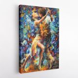 Internal Struggle of Lust Palette Knife Art Oil Painting by Leonid Afremov Canvas Wall Art - Image 5