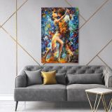 Internal Struggle of Lust Palette Knife Art Oil Painting by Leonid Afremov Canvas Wall Art - Image 2