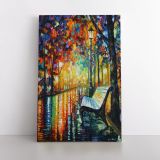 Palette Knife Art "She Left" Oil Painting by Leonid Afremov Canvas Wall Art - Image 5