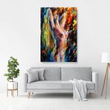 Palette Knife Art Morning Oil Painting by Leonid Afremov Canvas Wall Art - Image 2