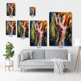 Palette Knife Art Morning Oil Painting by Leonid Afremov Canvas Wall Art - Image 5