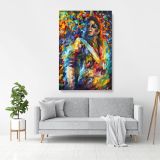 Michael Jackson Palette Knife Art Oil Painting by Leonid Afremov Canvas Wall Art - Image 3