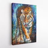 Tiger Palette Knife Oil Painting by Leonid Afremov Animal Canvas Wall Art - Image 4