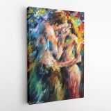 Palette Knife Art "LAST KISS" Oil Painting by Leonid Afremov Canvas Wall Art - Image 5