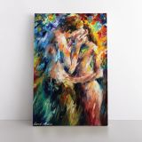 Palette Knife Art "LAST KISS" Oil Painting by Leonid Afremov Canvas Wall Art - Image 6