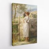 Henryk Hector Siemiradzki: Famous Artist At the Well Painting Print on Canvas
