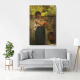 Near Water Spring Painting by Henryk Hector Siemiradzki Print on Canvas - Image 3