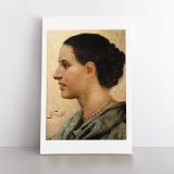 Portrait of a Young Women Painting by Henryk Hector Siemiradzki Print on Canvas - Image 2