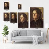 Portrait of a Mother of Henryk Hector Siemiradzki Photo Print on Canvas - Image 4