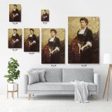 Henryk Hector Siemiradzki: Marie Lubomirska Photo Print on Canvas - Image 4
