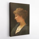 Portrait of a Women Painting by Henryk Hector Siemiradzki Print on Canvas