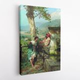 Portrait Painting by Henryk Hector Siemiradzki Photo Print on Canvas