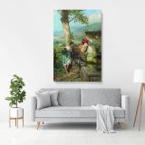 Portrait Painting by Henryk Hector Siemiradzki Photo Print on Canvas - Image 3