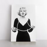 Sexy Marilyn Monroe Black and White Canvas Model Photo Poster Print Frame Home Decor Wall Artwork - Image 5