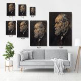 Vincent Van Gogh Painting Portrait of An Old Man with Beard Abstract Canvas Wall Art - Image 6