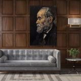 Vincent Van Gogh Painting Portrait of An Old Man with Beard Abstract Canvas Wall Art