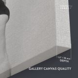 Black and White Canvas Sexy Marilyn Monroe Model Singer Nude Canvas Wall Art - Image 2