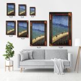 Vincent Van Gogh Japonaiserie The Brdige in the Rain After Hiroshige Abstract Canvas Wall Art - Image 6